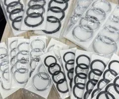Emblem badge logo Audi rings Audi rings grille trunk