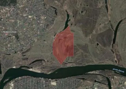 Sale of a 5–10 ha land plot in Novosilky on the Desna (Vyshhorod district) — advantageous terms!