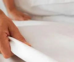 Елітна постільна білизна перкаль Premium White з доставкою від Bedlen