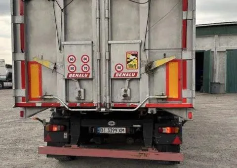 Напівпричіп -зерновоз BeNALU 54куба.