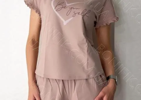 Women's cotton pajamas "Janetta" (16057) (art. 1677) - 1/7