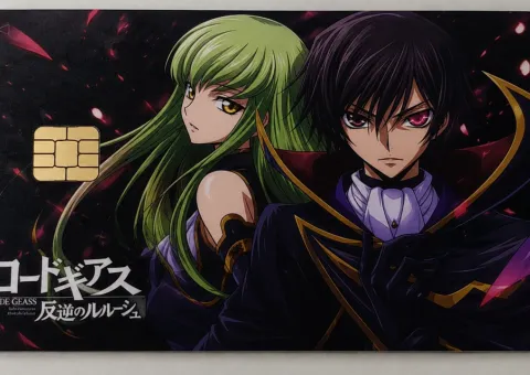 Наклейка на банківську карту. Anime Code Geass