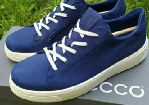 Ecco 29 кеди дитячі унісекс шкіряні кросівки туфлі в школу напівчеревики полуботинки взуття ессо