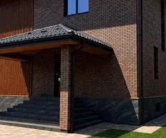Новый дом 220 м² с полноценным подвалом и тройным перекрытием