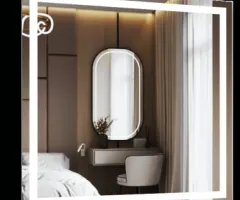 Зеркало с LED-подсветкой 750 х 750 мм