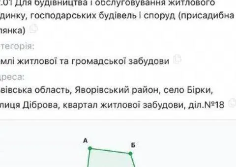 ТЕРМІНОВО Продаж землі бірки - 1/3