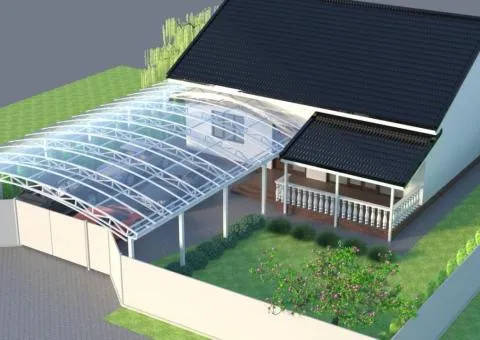Metal structures Loft & Hi-Tech for the yard