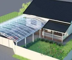 Metal structures Loft & Hi-Tech for the yard