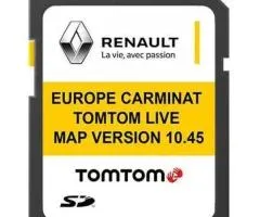 Карты навигации Renault Carminat TomTom Megane Laguna Scenic Kangoo