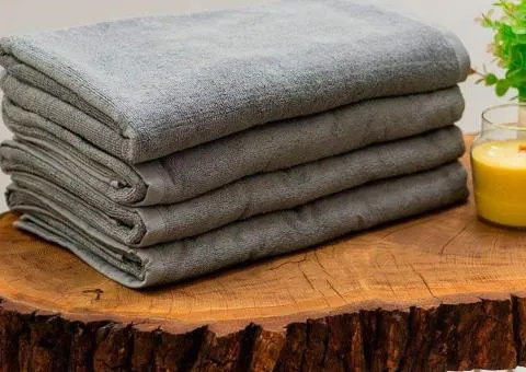 Gray towel from the Loft Home collection size 50x90 cm