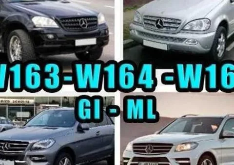 Dismantling Mercedes ML-GL w163 w164 w166 - 1/3