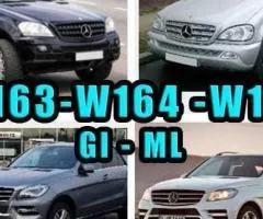 Dismantling Mercedes ML-GL w163 w164 w166