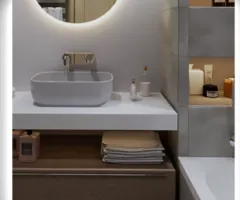 Mirror with LED lighting 600 x 600 mm