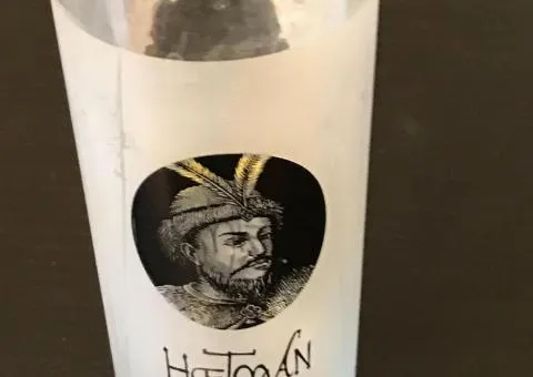 Набір скляних стаканів бренду Hetman Vodka - 1/6