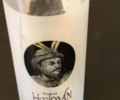 Набір скляних стаканів бренду Hetman Vodka