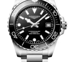 Годинник Longines HydroConquest L3.769.4 чорний