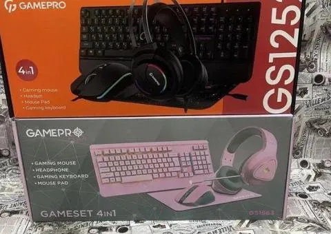 Игровые комплекты (клавиатура, мышь,наушники, коврик) GamePro 4in1 pink (GS1863), GS 1252 - 3/3