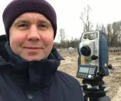 Вынос границ земельного участка 3000. Геодезия в строительстве. Геодезист.