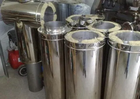 Stainless steel chimneys for boilers, stoves and fireplaces