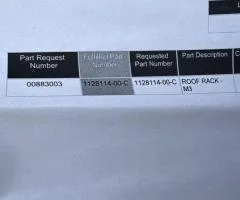 Crossbars, load-bearing rails, roof rack new Tesla Model 3 Performance Thule