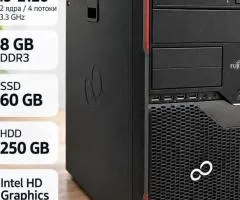 Computer tower Fujitsu / Intel i3-2120 / SSD 60GB / HDD 250GB / 8GB DDR3 / good price