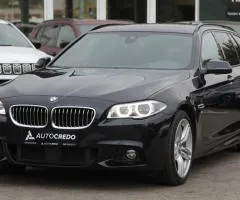 For sale BMW 5 Series 2016, black, diesel, automatic, 168,000 km, Kharkiv