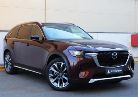 Mazda CX-90 2024, бензин, автомат, полный, вишнёвый, 24 тыс. км, Киев