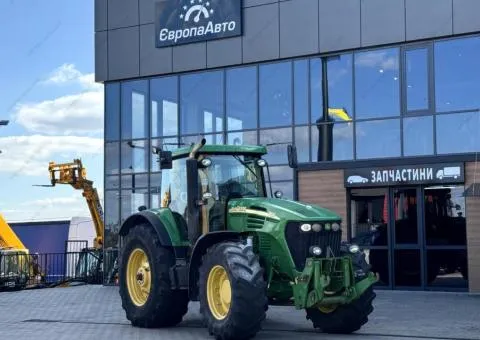 John Deere 7820 2006, 6.8L diesel, PowerShift / AutoQuad (20 gears), 4x4, Rivne - 1/9