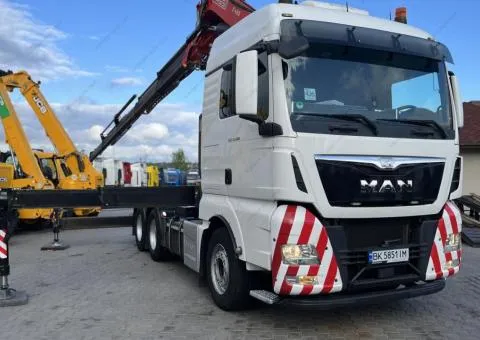 MAN TGX 33.480 2016, tractor with loader crane, s. Bila Krynytsia, Rivne - 3/10