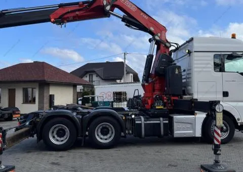 MAN TGX 33.480 2016, tractor with loader crane, s. Bila Krynytsia, Rivne - 8/10