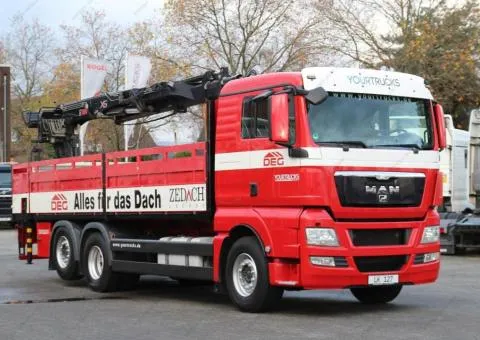 MAN TGX 26.360 2011, crane-manipulator, 10 518 cm3, automatic, 438 thousand km, Rivne - 1/10