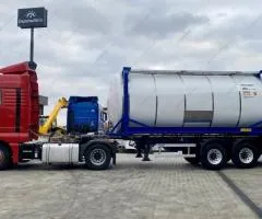 VAN HOOL TANK CONTAINER FOOD ADR 2003, semi-trailer, Rivne