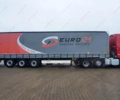 Wielton NS-3 2016, curtain-sided trailer, tyres 385/65/22.5, air suspension, Rivne