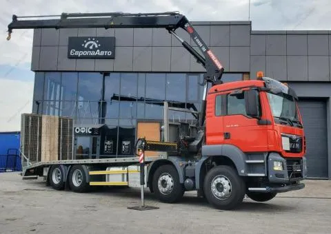 MAN TGS 35.360 crane manipulator 2009, 280 thousand km, Rivne - 1/9
