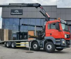 MAN TGS 35.360 crane manipulator 2009, 280 thousand km, Rivne
