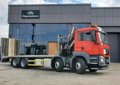 MAN TGS 35.360 crane manipulator 2009, 280 thousand km, Rivne - 2/9