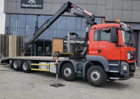 MAN TGS 35.360 crane manipulator 2009, 280 thousand km, Rivne - 5/9