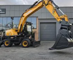 JCB JS 160W 2017, full-swing excavator, 93 kW, Rivne