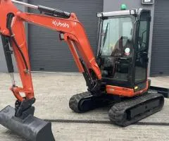 Kubota U 27-4 2016, mini-excavator, 2665 kg, 2900 engine hours, Rivne