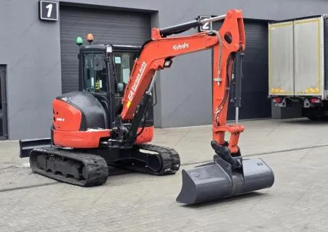 KUBOTA U 48-4 2016, mini excavator, 3507 engine hours, 29.8 kW, 4775 kg, Rivne - 4/10