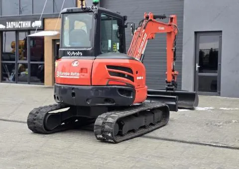 KUBOTA U 48-4 2016, mini excavator, 3507 engine hours, 29.8 kW, 4775 kg, Rivne - 6/10