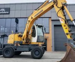 Liebherr A 312 Litronic wheeled excavator, Rivne