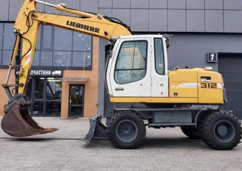 Liebherr A 312 Litronic wheeled excavator, Rivne - 9/10