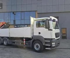 Man TGS 33.440 2011, crane manipulator, 296 thousand km, Rivne