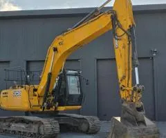 JCB JS 220 2014, full-swing crawler excavator, Rivne, Bila Krynytsia