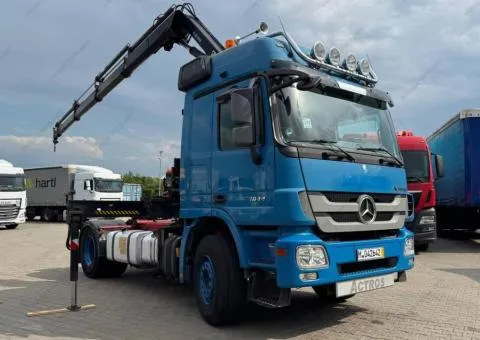 Mercedes-Benz Actros 2011, tractor unit with loader crane, 735,000 km, Rivne - 2/10