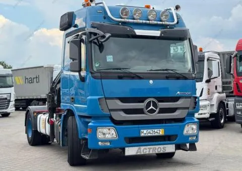 Mercedes-Benz Actros 2011, tractor unit with loader crane, 735,000 km, Rivne - 4/10