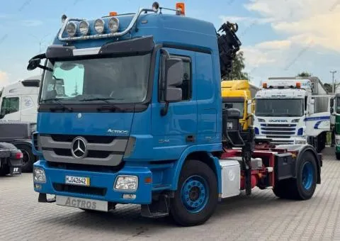 Mercedes-Benz Actros 2011, tractor unit with loader crane, 735,000 km, Rivne - 6/10