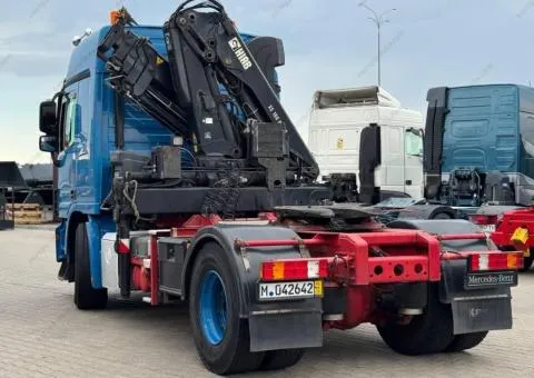 Mercedes-Benz Actros 2011, tractor unit with loader crane, 735,000 km, Rivne - 7/10