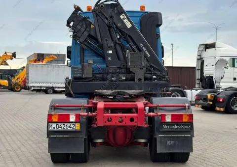 Mercedes-Benz Actros 2011, tractor unit with loader crane, 735,000 km, Rivne - 8/10